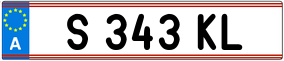 Truck License Plate